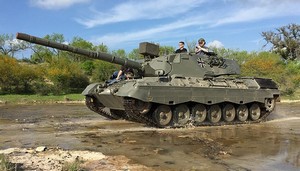 Drive a tank at Ox Ranch in Uvalde