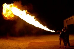 Flamethrower at Ox Ranch