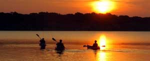 Kayaking into the Texas Sunset