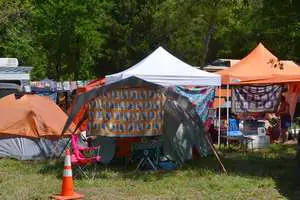 camping at Old Settler's Music Festival