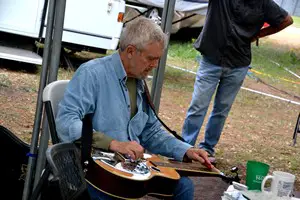 Pickin' in the Old Settler's Music Festival Campground