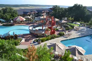 Pool area at Lakeway Resort