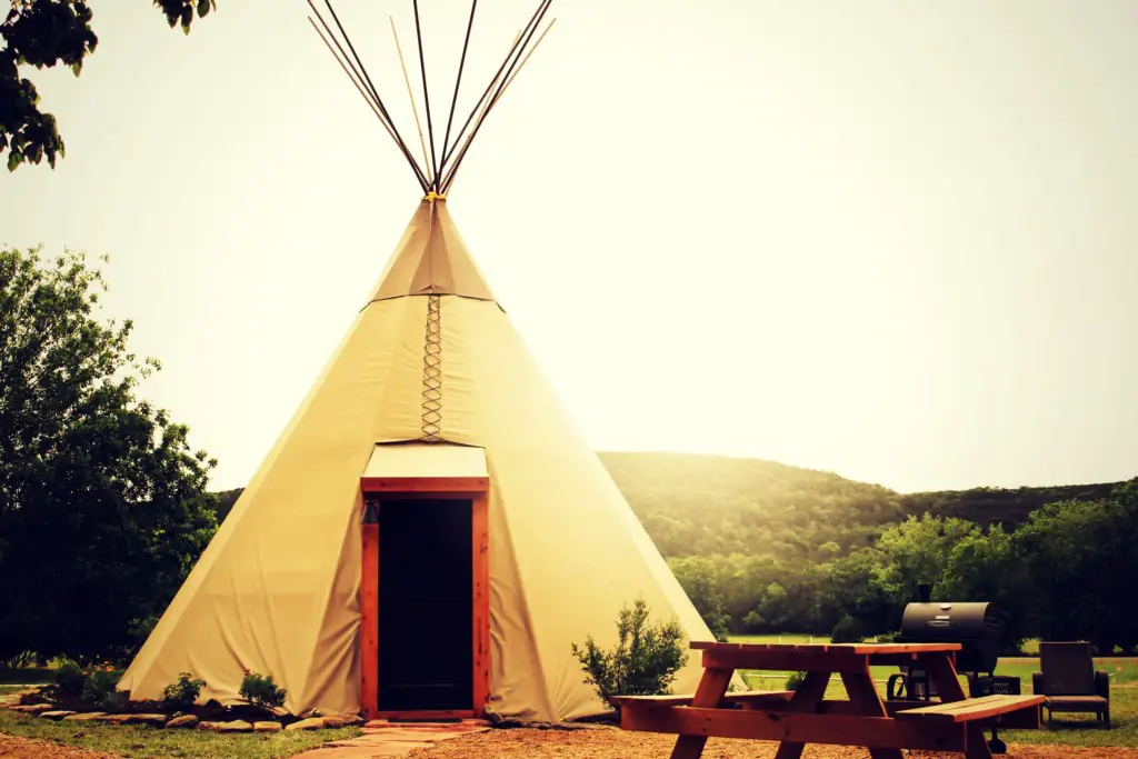 The Tipis On The Guadalupe