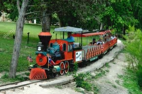 Landa Park Railroad train ride