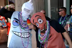 more Mardi Gras costumes