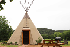 Reservation on the Guadalupe Tipi