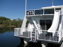 Back of the houseboat