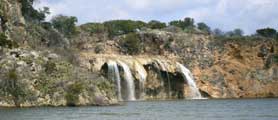 Waterfalls at Lake Buchanan