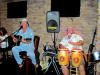 Live music at one of the bars on South Padre Island