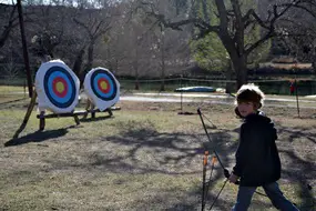 Archery range at Mo Ranch