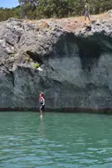 First off the cliff is the 8 year old