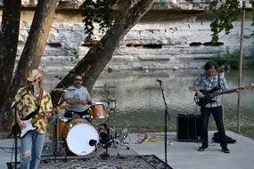 Live band on the bank of the river at Rio Guadalupe Resort