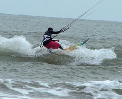 Kitesurfing in Port Aransas