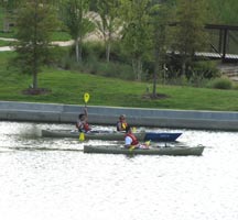 Kayaking on The Woodlands  waterway