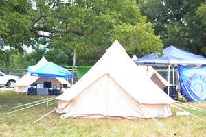 camping at Waterloo Festival