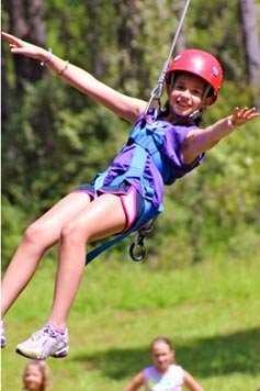 Camp Lantern Creek Zip Line