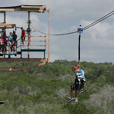 Natural Bridge Caverns Zipline
