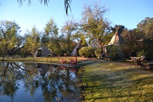 tipi at Geronimo Creek Retreat