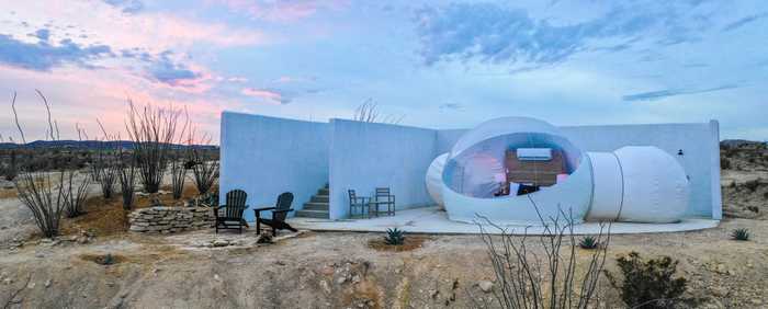 Basecamp bubble vacation rental