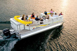 Suntracker boat rental lake bridgeport