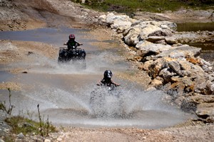 Part of our ATV tour at Ox Ranch