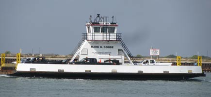 One of the Port Aransas Ferries