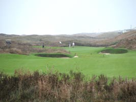 Hole at Newport Dunes Golf Club