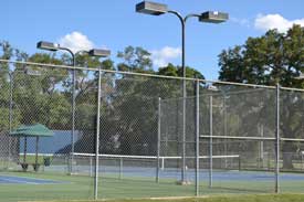 tennis courts